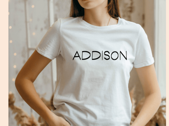 Addison Font - Preview 1