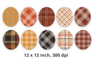 Autumn Plaid Digital Paper Graphic by Lemon Paper Lab · Creative Fabrica