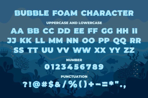 Bubble Foam Font - Preview 4