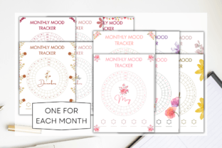 Circular Mood Tracker | Canva Template Graphic by Sharp Flair Graphics ...