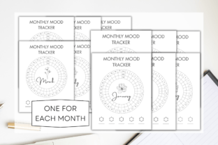 Circular Mood Tracker | Canva Template Graphic by Sharp Flair Graphics ...
