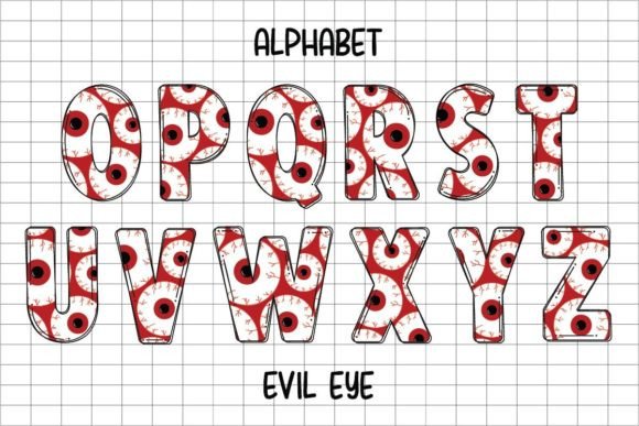 Evil Eye Font - Preview 2
