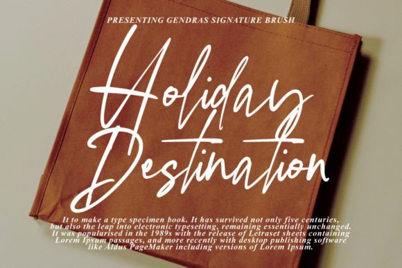 Gendras Font - Preview 5