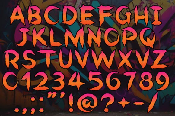 Graffiti Art Font - Preview 1