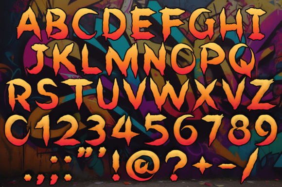 Graffiti Art Font - Preview 3