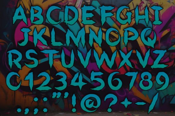Graffiti Art Font - Preview 4