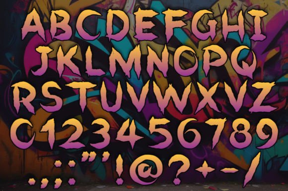 Graffiti Art Font - Preview 5