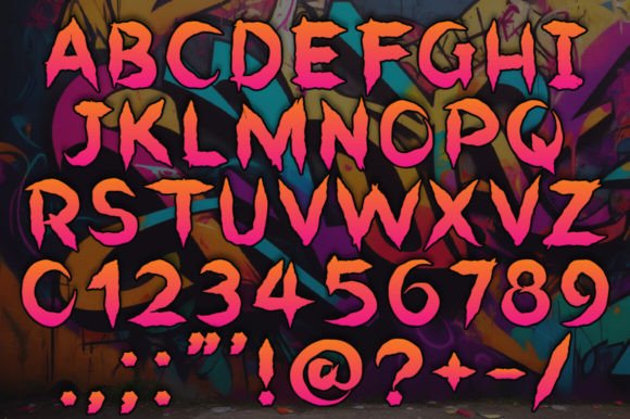 Graffiti Art Font - Preview 6