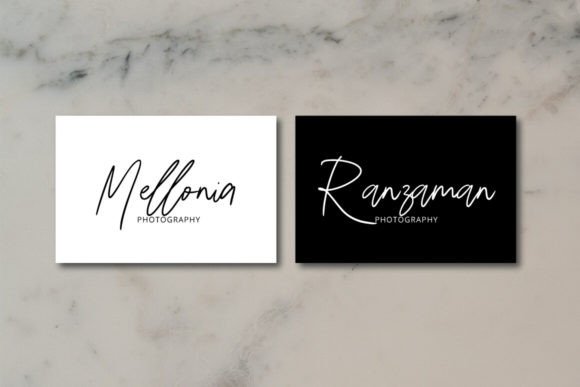 Grimetta Signature Font PNG with transparent background - Preview 4