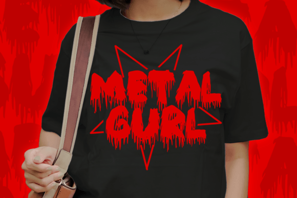 Hairy Blood Font - Preview 2