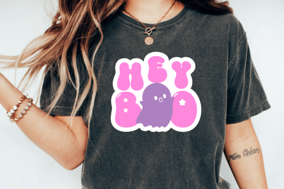 Kawaii Ghost Font PNG with transparent background - Preview 5