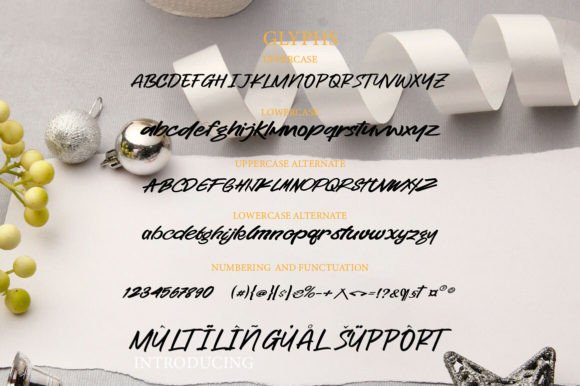 Ladusing Font PNG with transparent background - Preview 1