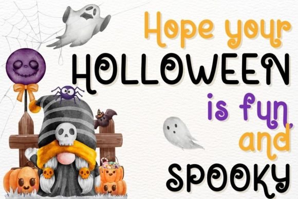 Magical Halloween Font PNG with transparent background - Preview 1