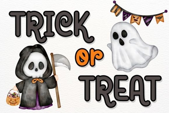 Magical Halloween Font PNG with transparent background - Preview 2