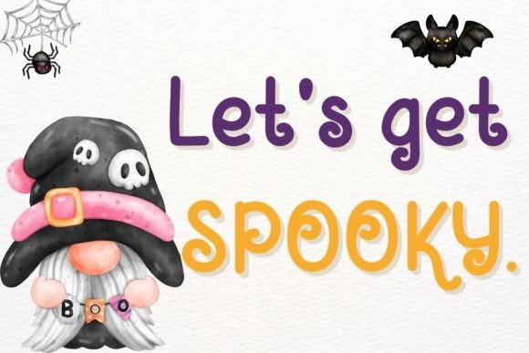 Magical Halloween Font PNG with transparent background - Preview 3