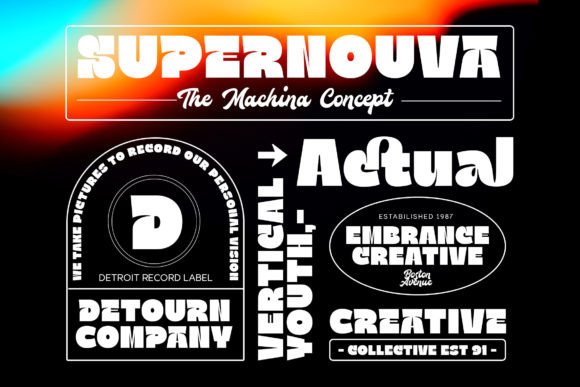 Moulage Font PNG with transparent background - Preview 4