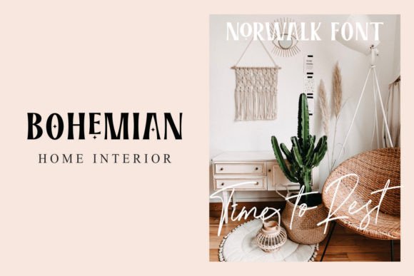 Norwalk Font PNG with transparent background - Preview 1