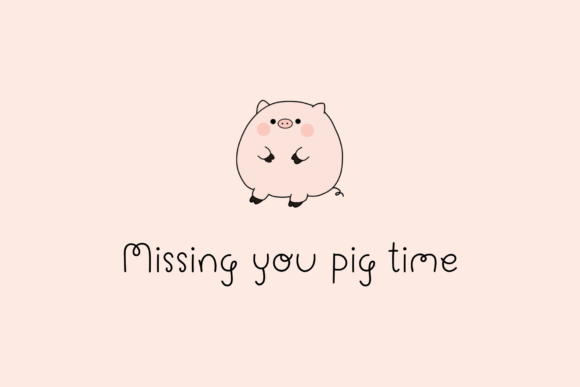 Piglet’s Tail Font font preview - 4