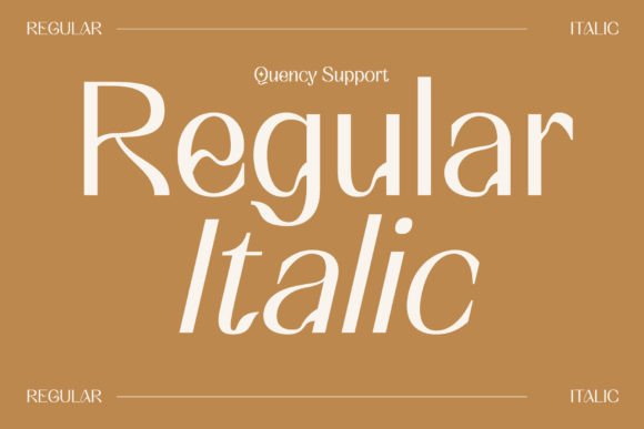 Quency Font PNG with transparent background - Preview 4
