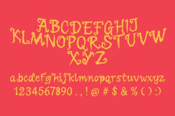 Rawon Setan Font PNG with transparent background - Preview 2