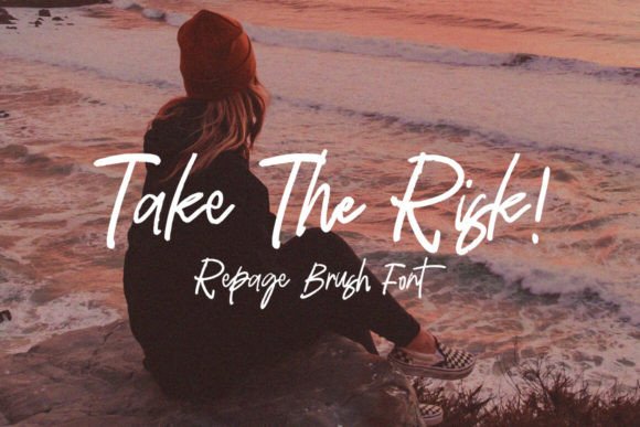Repage Font PNG with transparent background - Preview 4