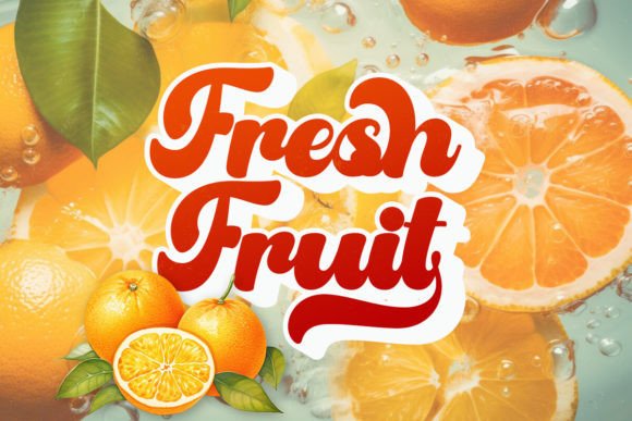 Retro Blanche Font PNG with transparent background - Preview 4