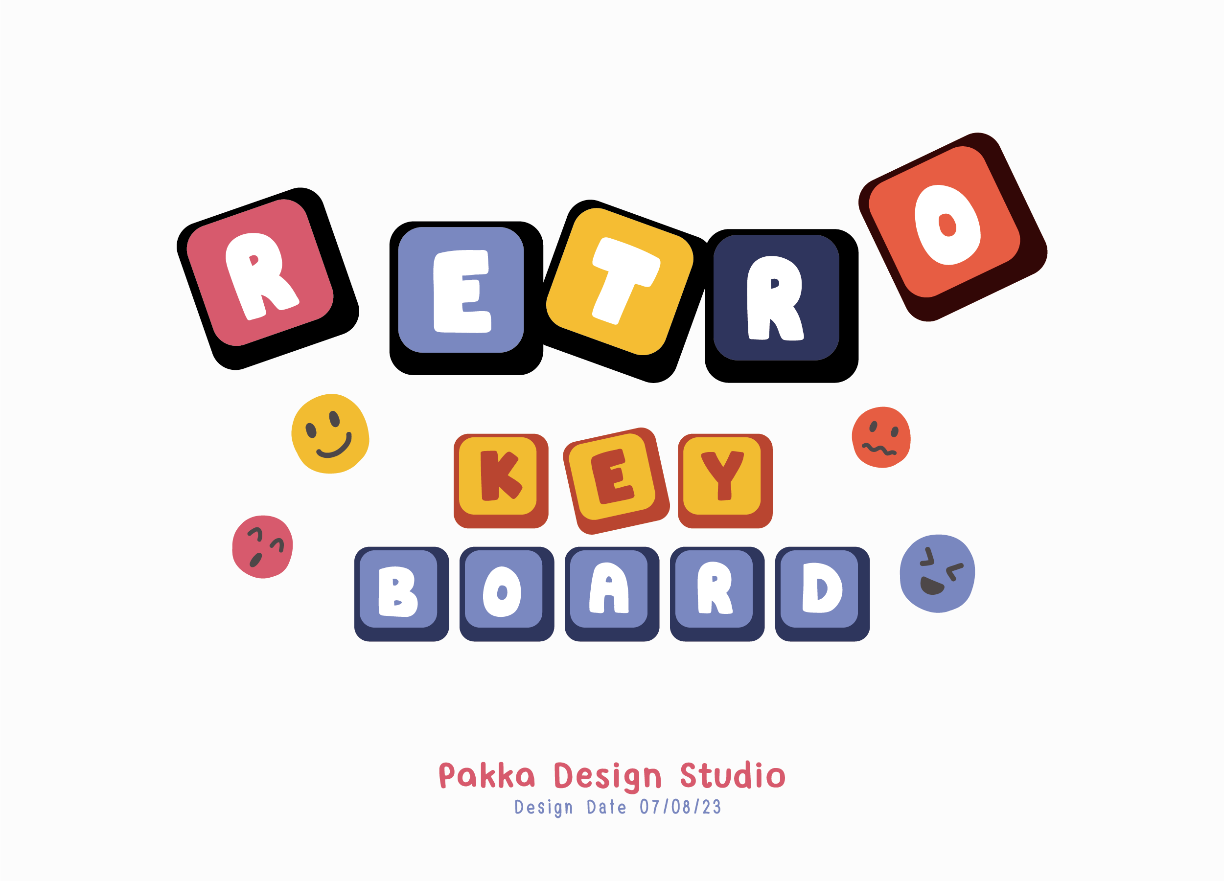 Retro Keyboard — keycap-label style monospace font