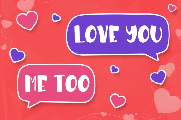 Shasy Love Font PNG with transparent background - Preview 3