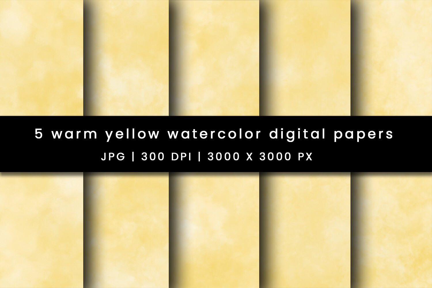 Warm Yellow Tone Digital Papers Graphic by Pugazh Logan · Creative Fabrica