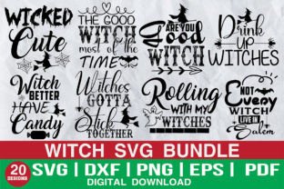 Witch SVG Bundle Graphic by monidesignhat · Creative Fabrica
