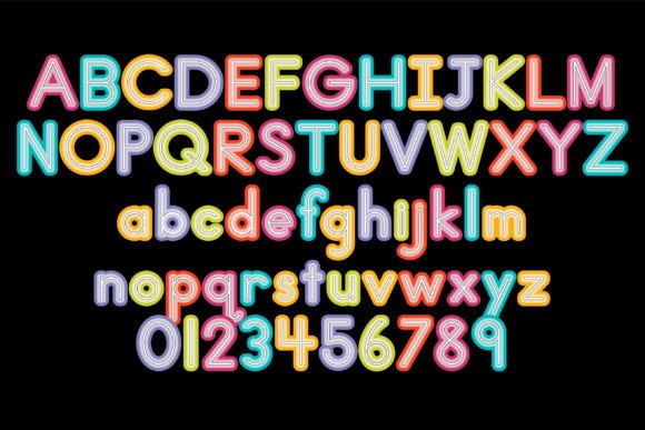 A-z Print Font - Preview 2