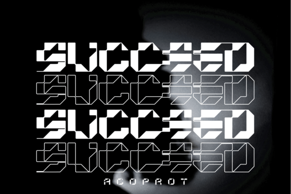 Acoprot Display Font - Preview 1