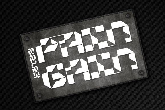 Acoprot Display Font - Preview 3