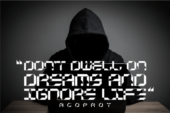 Acoprot Display Font - Preview 4
