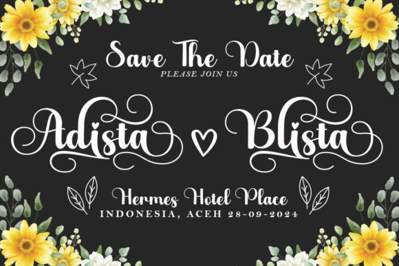 Adista Font - Preview 3