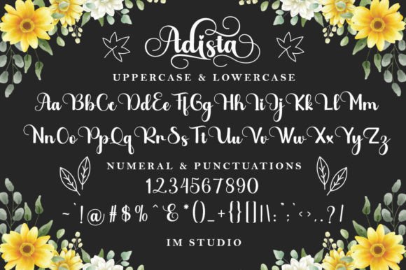 Adista Font - Preview 5