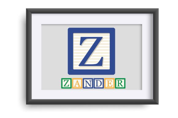 Alphabet Blocks Font - Preview 3