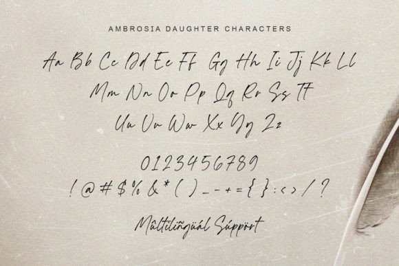 Ambrosia Daughter Font - Preview 5