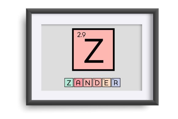 Atomic Numbers Font - Preview 3