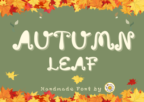 Autumn Leaf Font - Preview 1