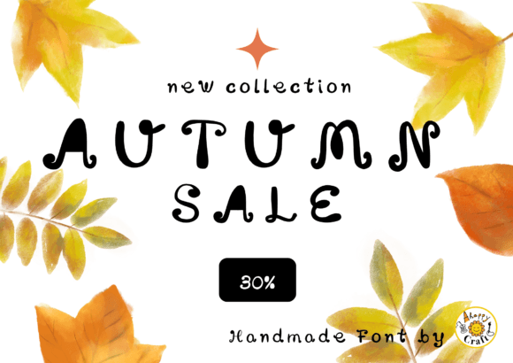 Autumn Leaf Font - Preview 2