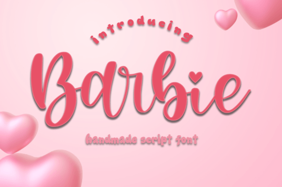Barbie Font - Preview 1