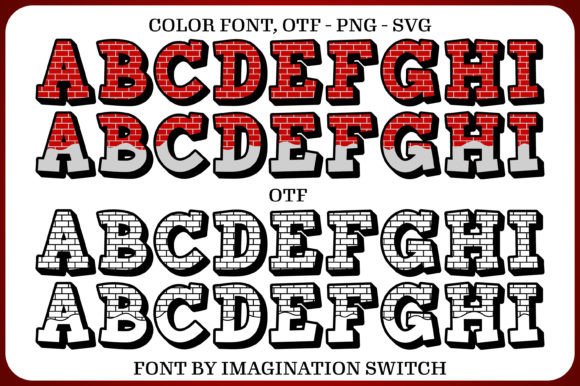 Brick Wall Font - Preview 1