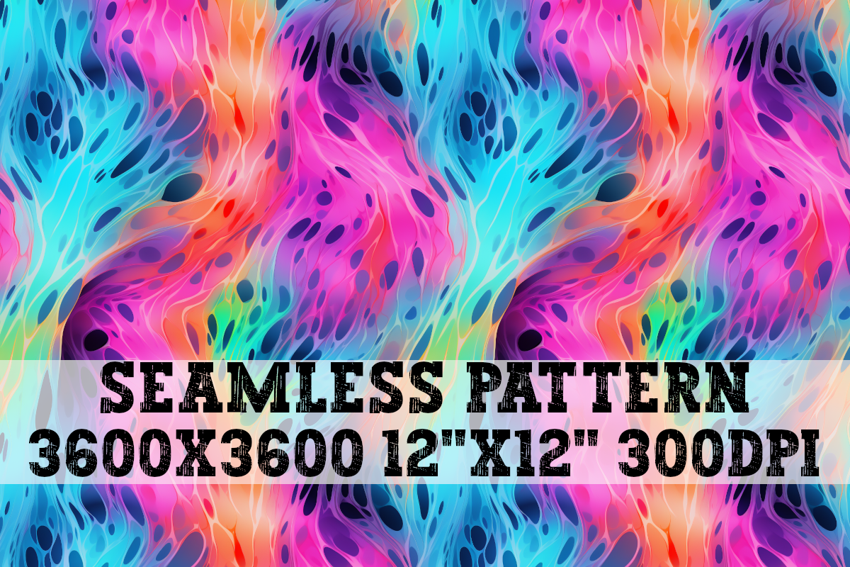 Bright Color Burst Seamless Pattern Graphic by Dirty South Graphics ...