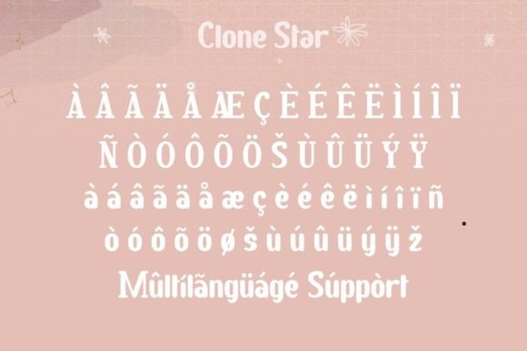 Clone Star Font - Preview 6