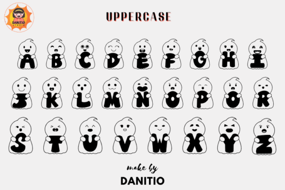 Cute Ghost Version 2 Font - Preview 1