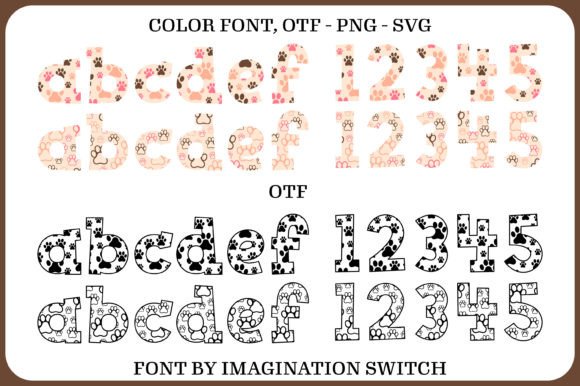 Dog Paw Font - Preview 2