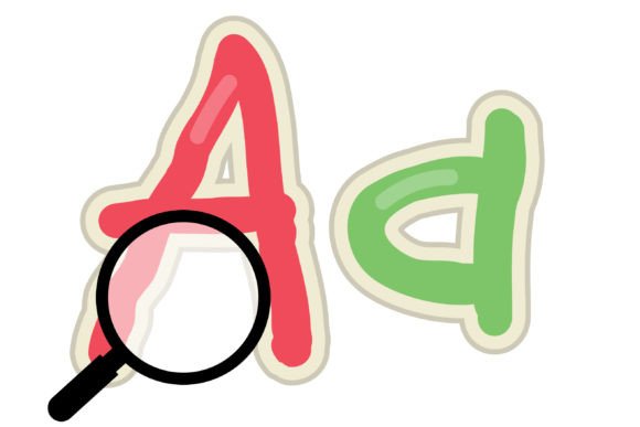 Kindergarten Colors Font PNG with transparent background - Preview 5