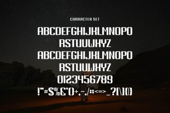 Komang Font font preview - 4