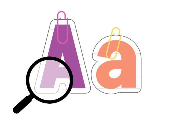 Paperclipped Font PNG with transparent background - Preview 5
